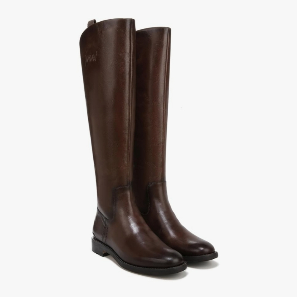 Franco Sarto Dark Brown Over the Knee Boots